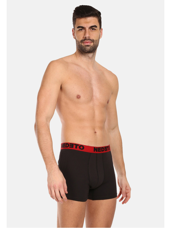 Nedeto Komplet sedmih moških boksaric v črni barvi Nedeto