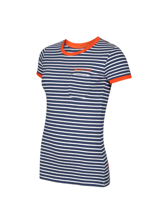 ALPINE PRO Ženska bombažna majica ALPINE PRO BOATERA 2 modra