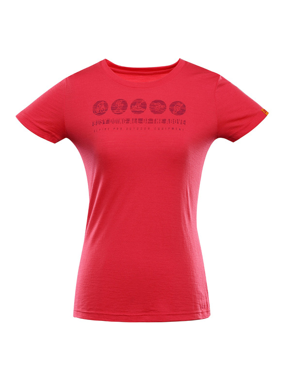 ALPINE PRO Ženska majica iz merino volne ALPINE PRO WOOLENA
