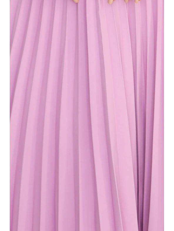 numoco Klasična obleka s kratkimi rokavi s pasom - Numoco