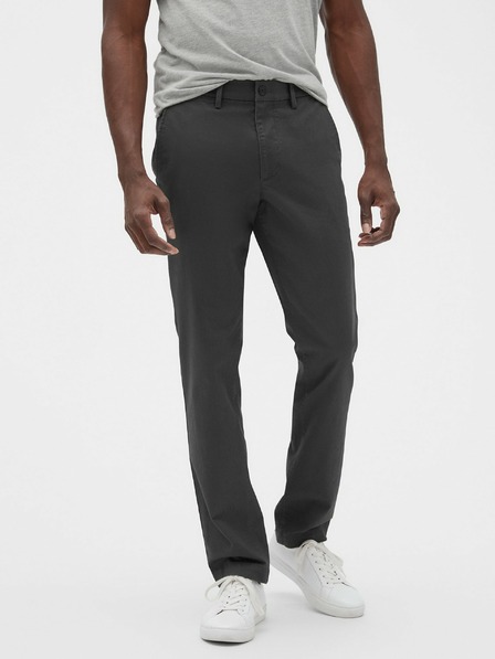 GAP Nohavice essential khaki strih slim GapFlex GAP