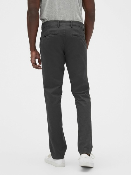 GAP Nohavice essential khaki strih slim GapFlex GAP