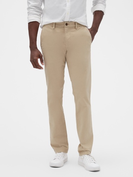 GAP Khaki slim fit hlače GapFlex GAP
