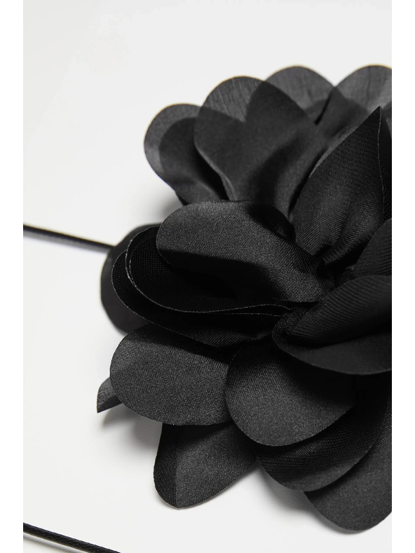 Moodo Črna ženska ogrlica Moodo