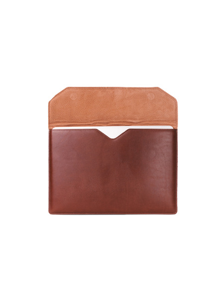Vasky Usnjeni etui za MacBook, rjave barve VASKY