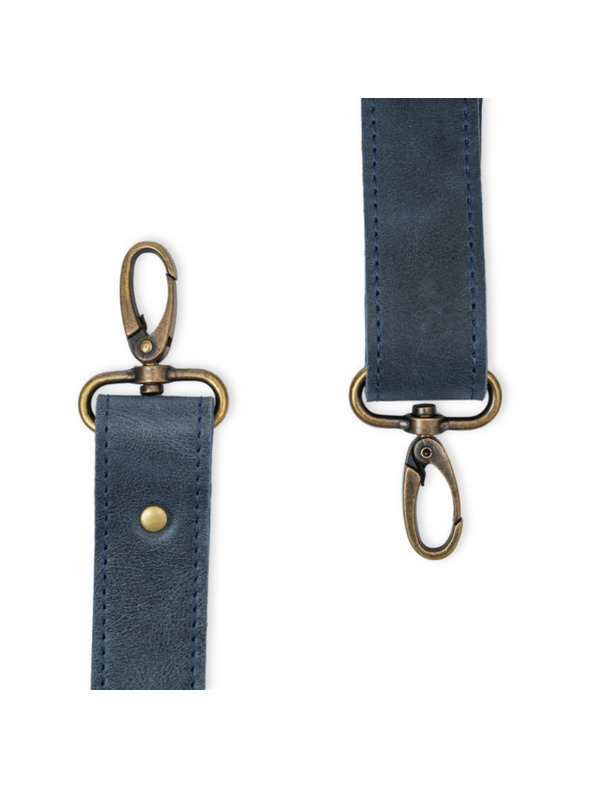 Vasky Vasky Harvey Blue - usnjena torbica modre barve - ženska