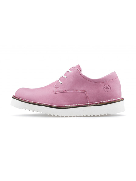Vasky Ženski usnjeni škornji Roza - pomlad / jesen Vasky Derby Boots