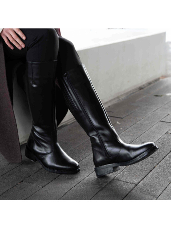 Vasky Ženski usnjeni škornji Vasky Lady črni