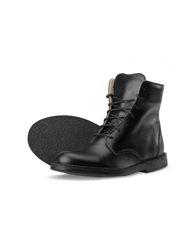 Vasky Ženski usnjeni gležnjarji črne barve - jesen/zima škornji, Vasky Lydie čevlji