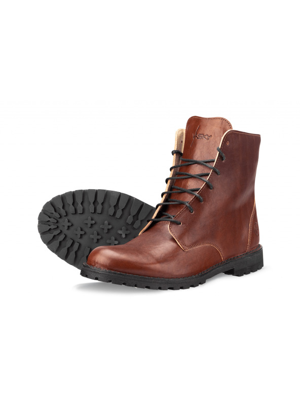 Vasky Ženski usnjeni gležnjarji temno rjave barve - jesen / zima škornji, čevlji Vasky Lydie