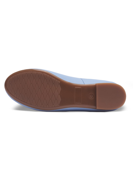 Vasky Usnjene balerinke modre barve - pomlad / jesen čevlji VASKY