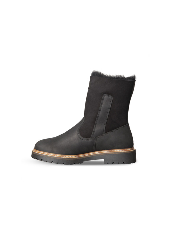 Vasky Ženske usnjene superge črne barve Vasky Olivia