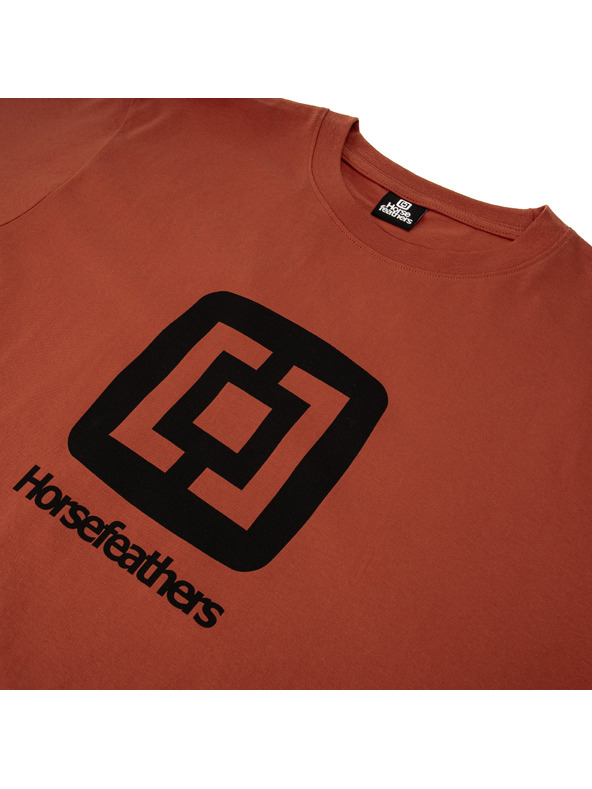 Horsefeathers Majica Fair - rjava HORSEFEATHERS