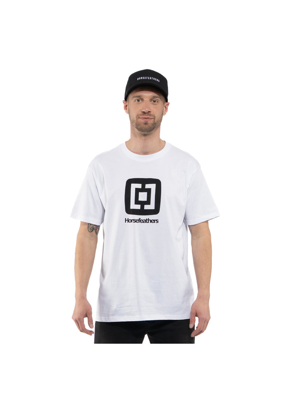 Horsefeathers Majica Fair - bela HORSEFEATHERS