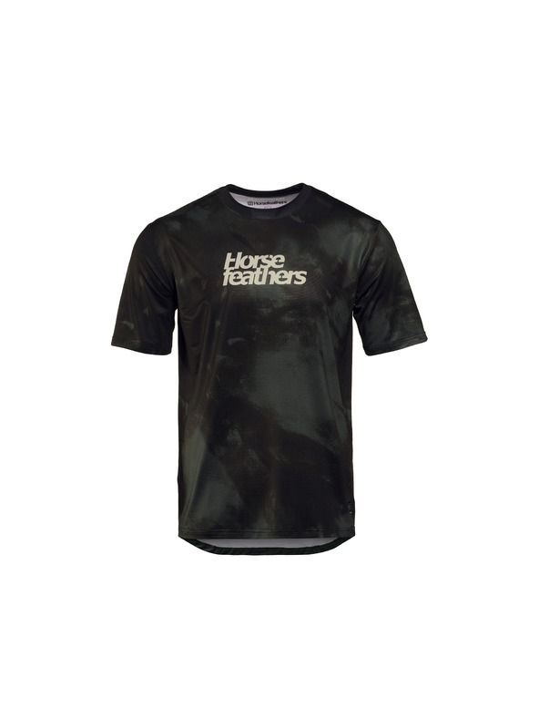 Horsefeathers Kolesarska majica Quantum - črno siva HORSEFEATHERS