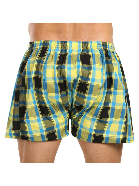 Styx Komplet treh - moške kratke hlače Styx classic rubber oversized večbarvne