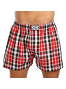 Styx Komplet treh - moške kratke hlače Styx classic rubber oversized večbarvne