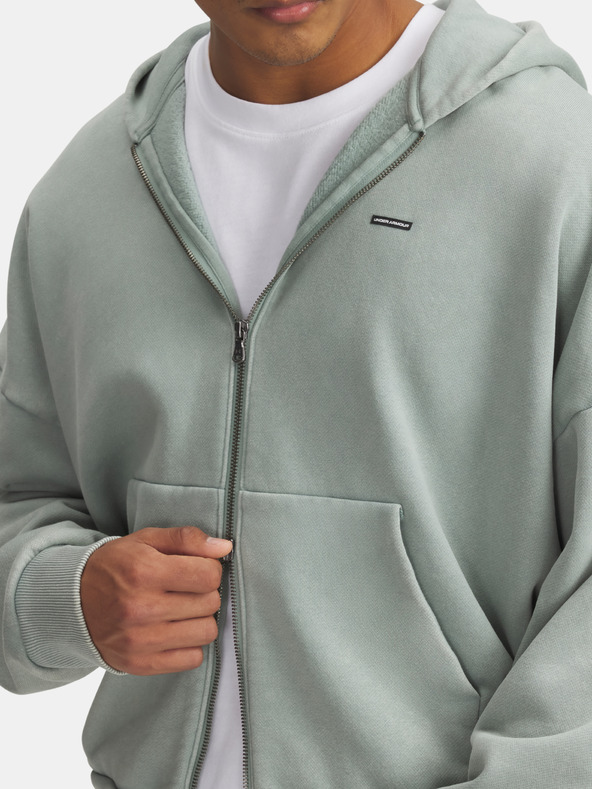 Under Armour Moški pulover  Under Armour Icon HWT Fleece Wash FZ