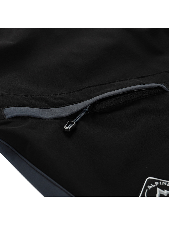 ALPINE PRO Moške softshell hlače ALPINE PRO AKAN 2 črne