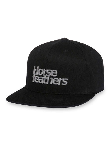 Horsefeathers Čepica Rise - črna HORSEFEATHERS