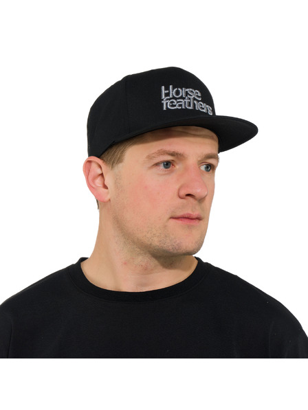 Horsefeathers Čepica Rise - črna HORSEFEATHERS