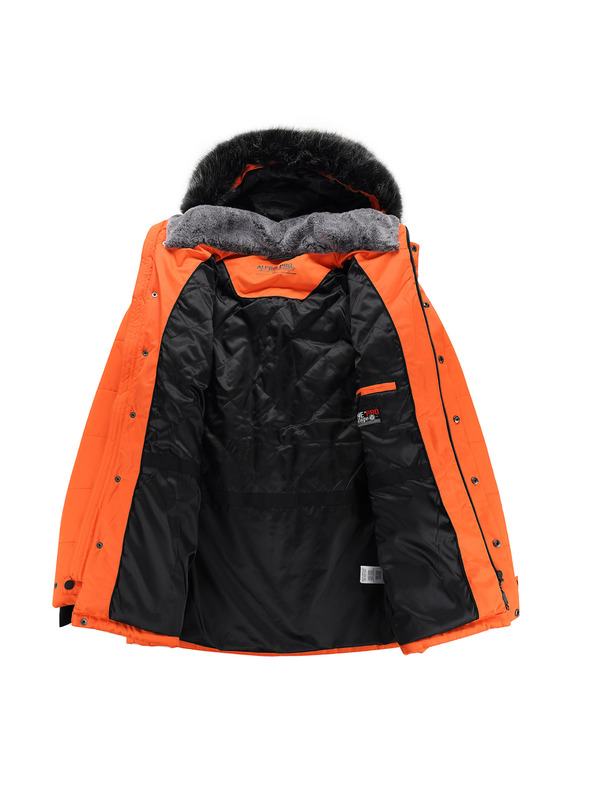 ALPINE PRO Moška jakna z membrano ptx ALPINE PRO MOLID pikantno oranžna