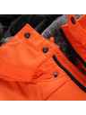 ALPINE PRO Moška jakna z membrano ptx ALPINE PRO MOLID pikantno oranžna