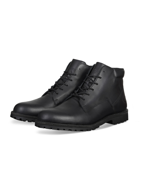 Vasky Moški usnjeni gležnjarji črne barve - jesen/zima škornji, Vasky Hillside Waterproof obutev