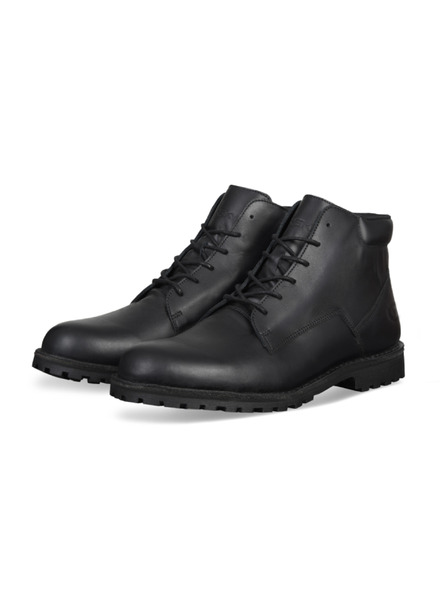 Vasky Moški usnjeni gležnjarji črne barve - jesen/zima škornji, Vasky Hillside Waterproof obutev