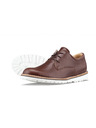 Vasky Moški usnjeni pol škornji temno rjavi - pomlad / jesen Vasky Derby Dark Brown