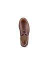 Vasky Moški usnjeni pol škornji temno rjavi - pomlad / jesen Vasky Derby Dark Brown