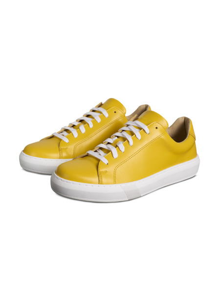 Vasky Moške usnjene superge / škornji rumene barve Vasky Glory Yellow