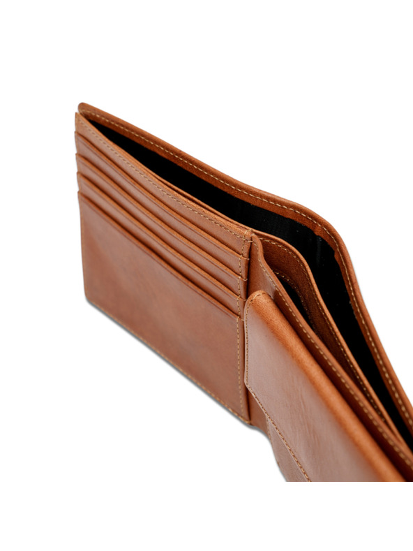 Vasky Vasky Fredy Cognac - usnjena denarnica rjava - češka proizvodnja iz Zlína