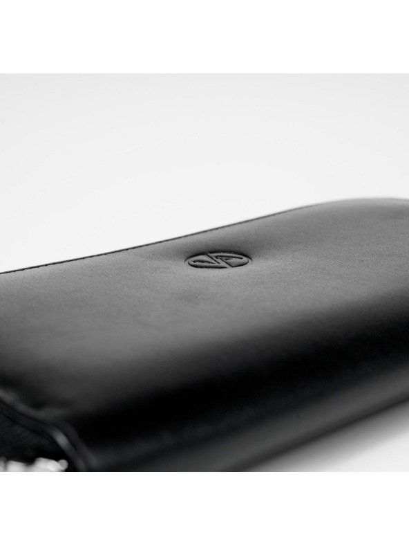 Vasky Ženska usnjena denarnica črne barve - moška preveč češka proizvodnja Vasky Lily