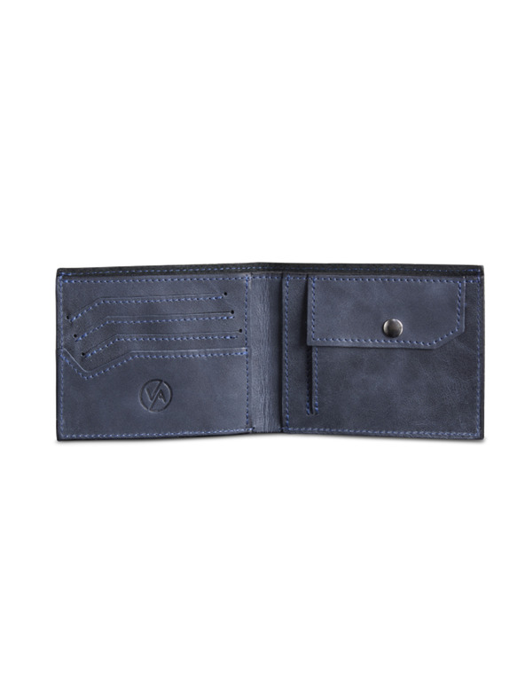 Vasky Usnjena denarnica Blue - i Moški Vasky Tony Kansas