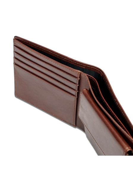 Vasky Vasky Fredy Dark Brown - usnjena denarnica temno rjava - moška češka proizvodnja iz Zlína