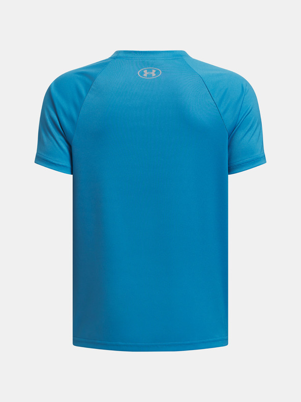 Under Armour Deška majica Under Armour UA Tech Split Wordmark SS-GRY