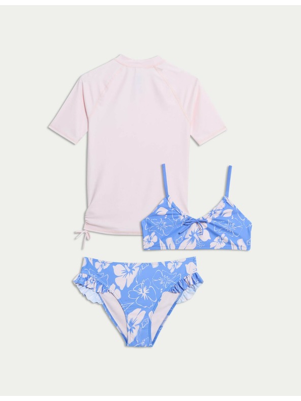 Marks & Spencer Komplet kopalk z vzorcem, 3 deli (6-16 let) Marks & Spencer roza