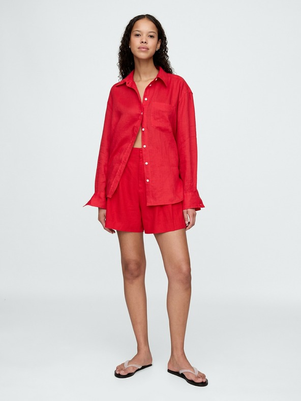 GAP Lanene kratke hlače GAP