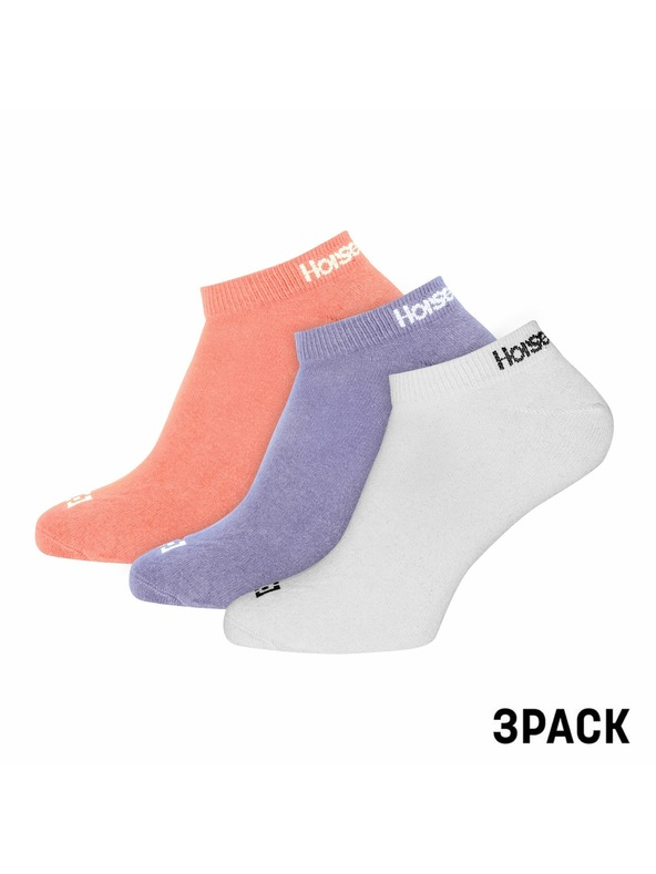 Horsefeathers Nogavice Leni 3Pack - pastelno puff HORSEFEATHERS