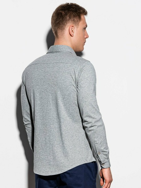 Ombre Clothing Siva moška srajca K540