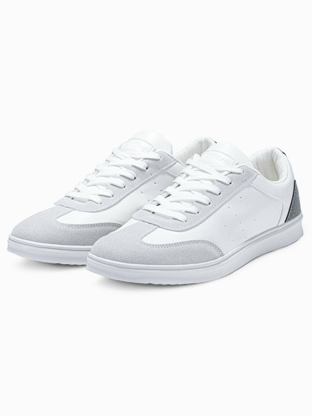 Ombre Clothing Bele moške trenirke Ombre oblačila T373