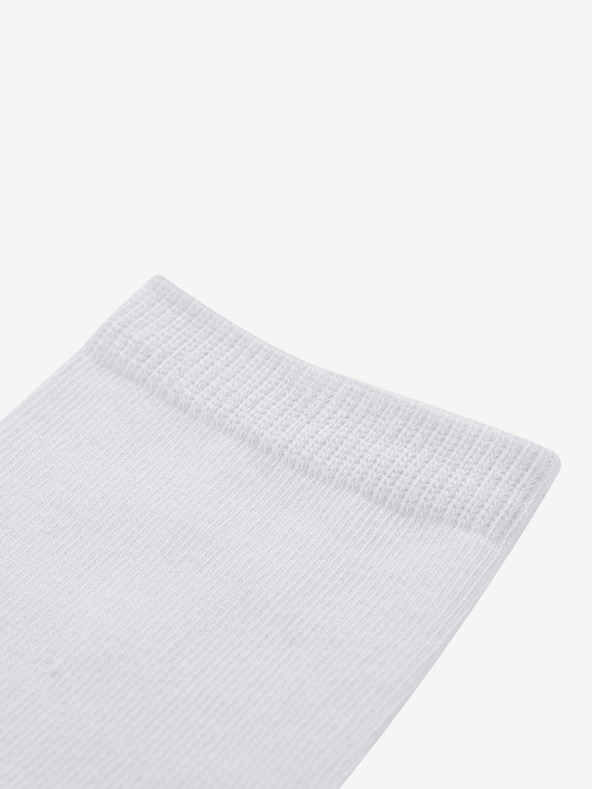 ALPINE PRO Bele unisex nogavice - 2 para ALPINE PRO 2ULIANO