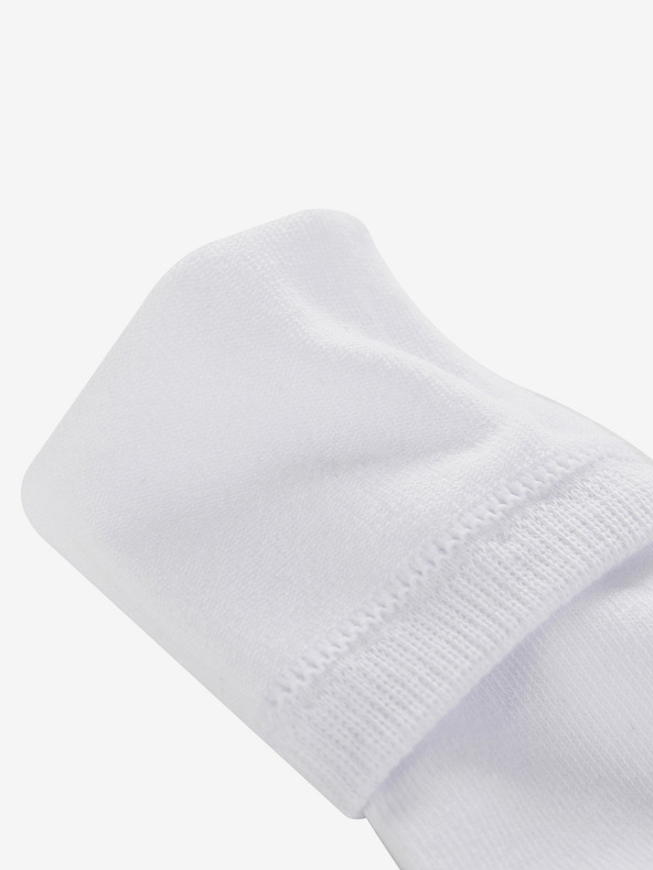 ALPINE PRO Bele unisex nogavice - 2 para ALPINE PRO 2ULIANO