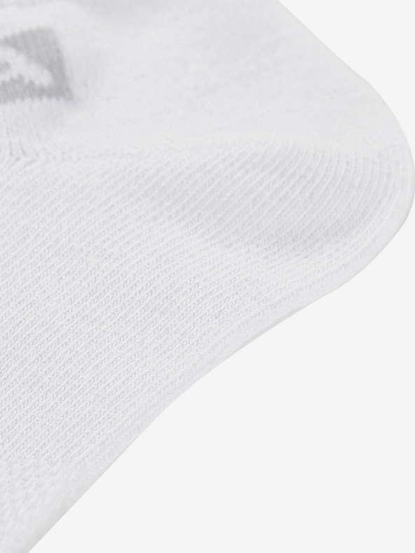 ALPINE PRO Unisex coolmax nogavice ALPINE PRO RED DEER bele barve