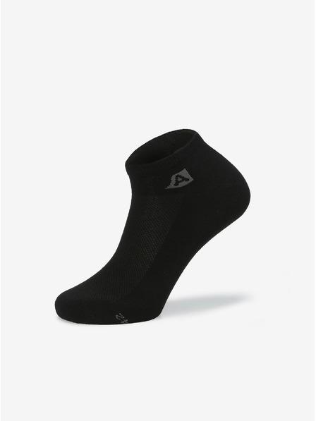 ALPINE PRO Unisex coolmax nogavice ALPINE PRO RED DEER črne