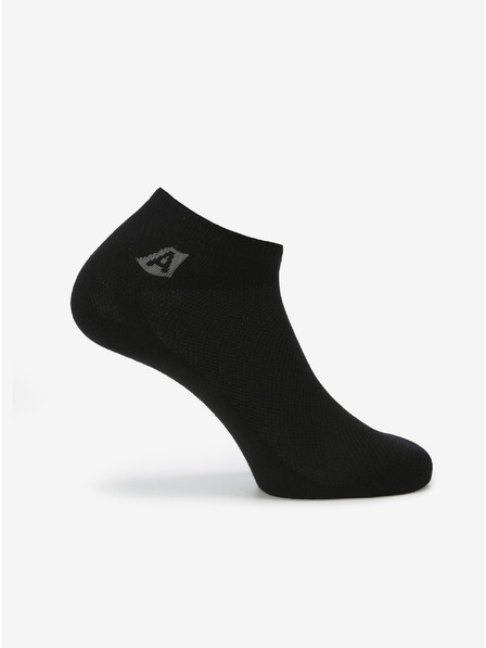 ALPINE PRO Unisex coolmax nogavice ALPINE PRO RED DEER črne