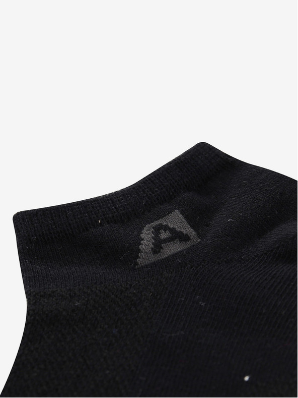 ALPINE PRO Unisex coolmax nogavice ALPINE PRO RED DEER črne