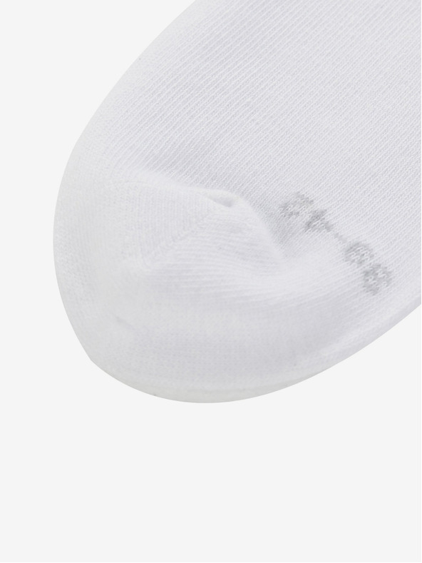 ALPINE PRO Komplet treh parov unisex nogavic v beli barvi ALPINE PRO 3UNICO