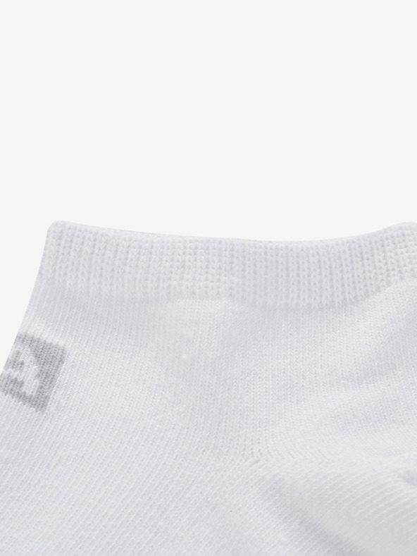 ALPINE PRO Komplet treh parov unisex nogavic v beli barvi ALPINE PRO 3UNICO